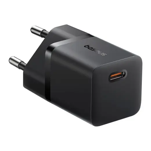 Fast Charger Baseus GaN5 mini 1C, 25W (black) Foto 5