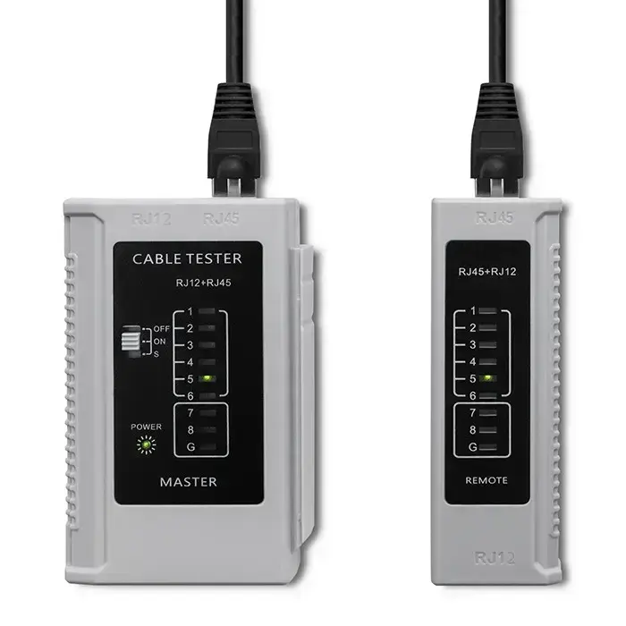 Qoltec Cable networks tester | RJ45 | RJ12 Foto 4