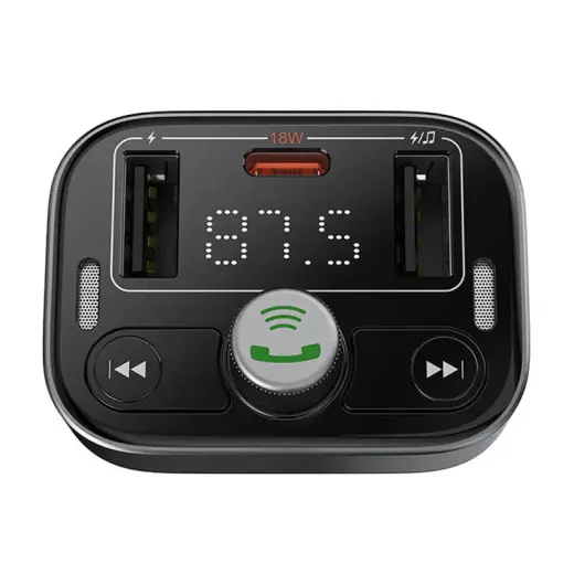 FM Transmitter Baseus S-09 Pro, Bluetooth (black) Фото num