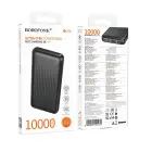 Borofone Power Bank 10000mAh BJ78 Clever - 2xUSB - black (damaged packaging) Foto 6