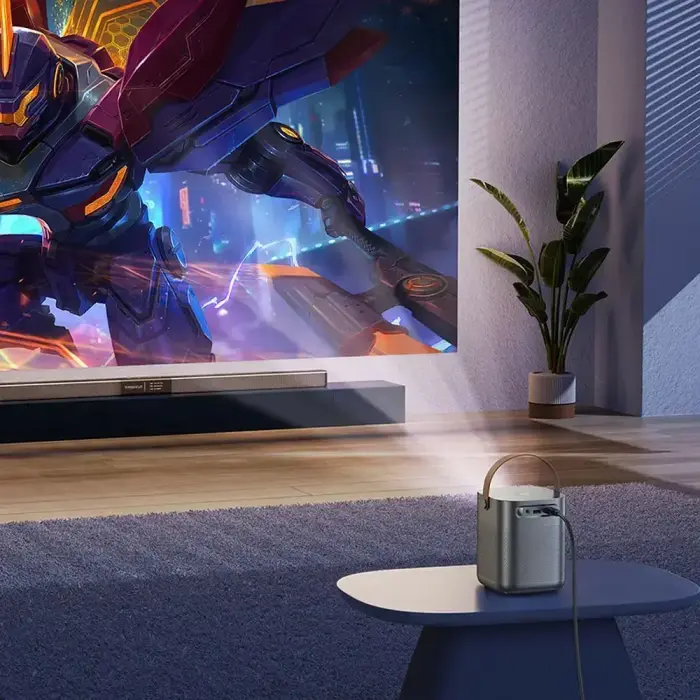 Projector HD Ready Hoco with Android software Wi-Fi Bluetooth 720P DT4 gray Photo