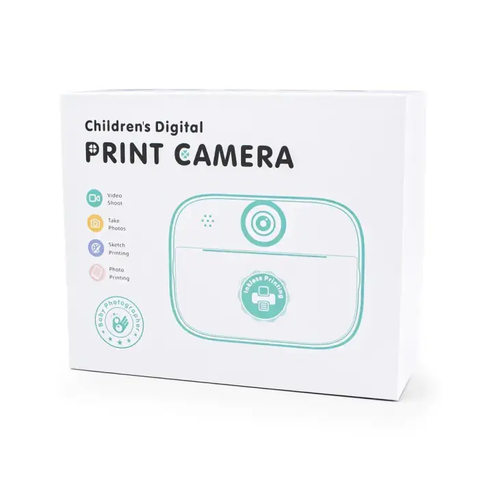Mini Thermal Printer for Kids with Camera and Camcorder - Pink Foto 6
