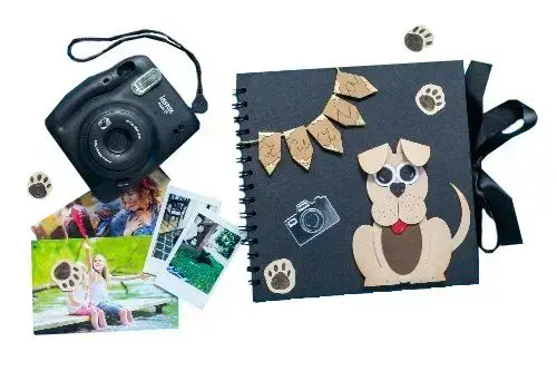 Fotoalbums Kraft, brūns, 205x205mm, 35 lapas Foto 3