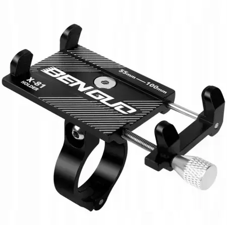 Bengud X-81 velosipēda tālruņa turētājs melns Foto 6