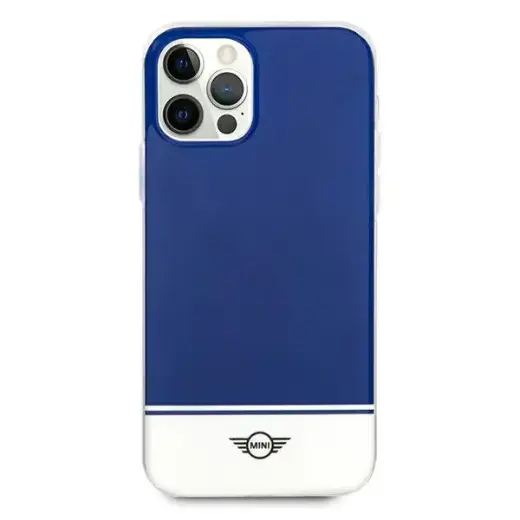 Mini MIHCP12LPCUBINA iPhone 12 Pro Max 6,7" granatowy|navy hard case Stripe Collection Photo