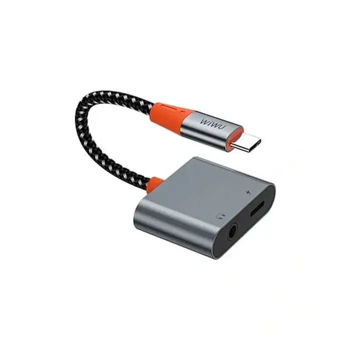 WiWU - Audio adapter LT10 Typ C to Typ C + 3.5mm Фото num