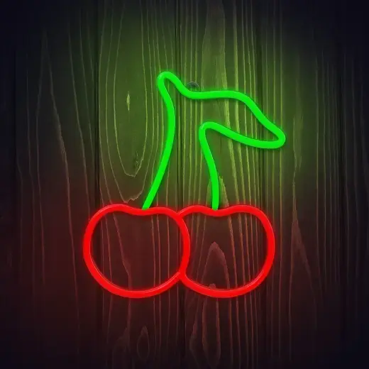 Neon LED Light CHERRY green red NNE23 Neolia Foto 3