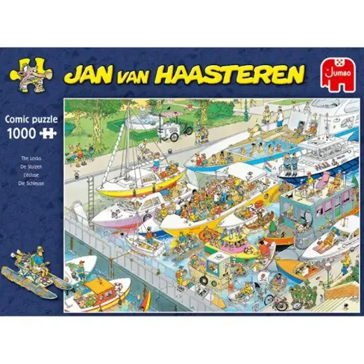 Jumbo Jan van Haasteren Die Schleuse 1000 Teile Puzzle (19067) Photo