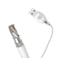 Dudao micro USB data charging cable 2.4A 1m white (L4M 1m white) Photo