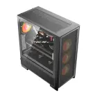 DarkFlash AIRNOVA computer case (black) + 3 fans Foto 3