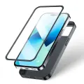 Joyroom 360 Full Case front and back cover for iPhone 13 + tempered glass screen protector black (JR-BP927 black) Фото num