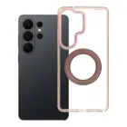Case for Samsung S26 Ultra Frame Circle Stand compatible with MagSafe gold — Foto 1