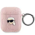 Karl Lagerfeld KLA2PGKIPP AirPods 1|2 cover różowy|pink Monogram Karl Head Foto 1