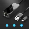 Внешний сетевой адаптер Ugreen USB 100 Мбит|с для Chromecast с кабелем 1 м черный (30985) Фото num