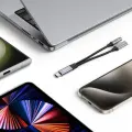 Tech-Protect UltraBoost USB-C (male) PD 60W 6A | mini jack 3.5mm (female) - USB-C (female) cable - black Photo