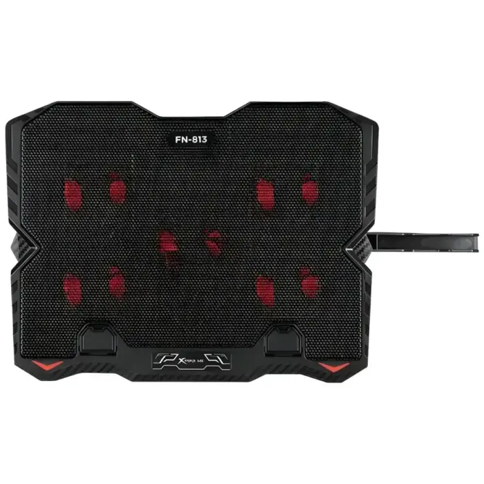 XTRIKE ME Laptop Cooling Pad with Built-in Phone Holder FN-813 Black Foto 7