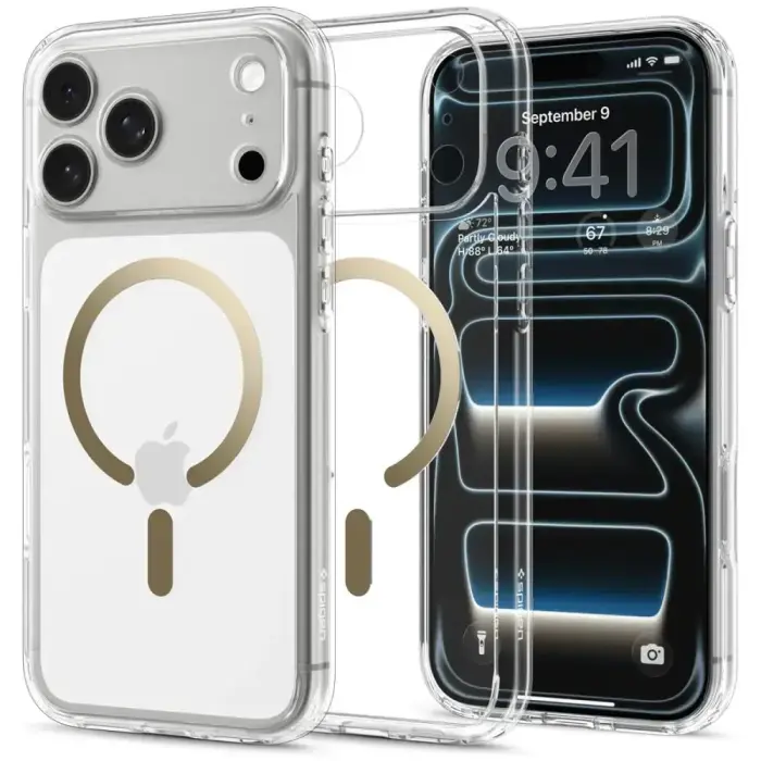 SPIGEN ULTRA HYBRID MAGSAFE IPHONE 17 PRO / 18 PRO CLEAR/GOLD