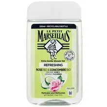 Le Petit Marseillais Extra Gentle Shower Gel Bio Rose & Bio Cucumber 250ml