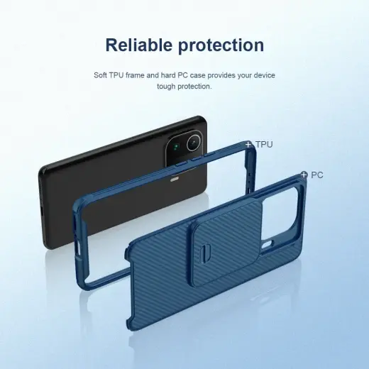 Nillkin CamShield Pro PC+TPU Case for Xiaomi Mi 11 Pro black Foto 7