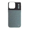 OBAL:ME Flossy Stripes Cover for Apple iPhone 15 Pro Max Black|Sky Blue Foto 1