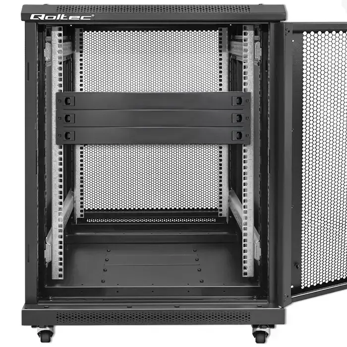 Qoltec Solid steel blanking panel for 19" RACK cabinets | 1U Foto 7