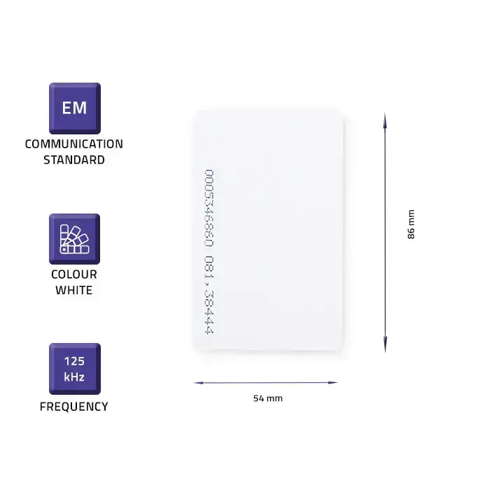Qoltec The EM proximity card  EM| Mifare  |125 kHz | 10 pcs Foto 2