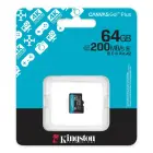 Kingston memory card 64GB microSDXC Canvas Go Plus Gen4 200R A2 U3 Single Pack w/o ADP Фото num
