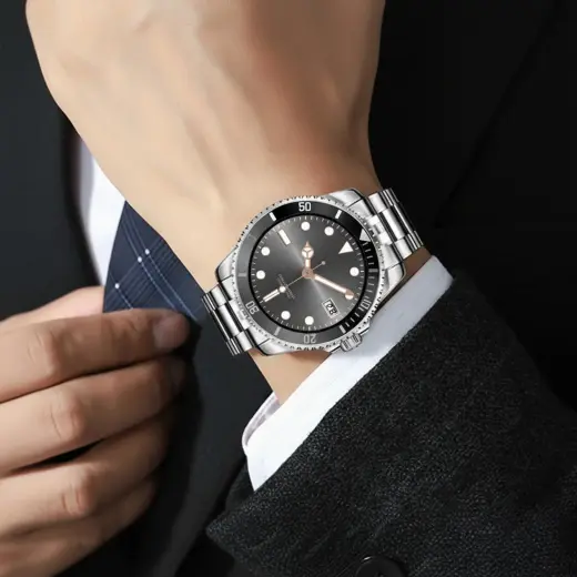 Blavec Smartwatch M-02 Business AMOLED Full Touch Voice Call (SWM02-S) silver Foto 6