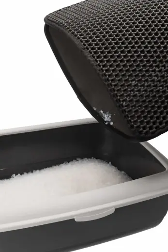Kaķu tualetes paklājs : Trixie Cat Litter tray sieve mat, EVA, 40*55 cm, black Foto 14