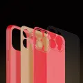 Dux Ducis Yolo elegant case made of soft TPU and PU leather for iPhone 13 Pro Max red Photo