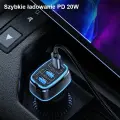 Зарядка для автомобиля USAMS US-CC126 C24 | 80W | QC | USB-A, USB-C | черная Фото num