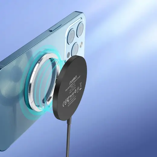 Choetech magnetic wireless charger 15W MagSafe for iPhone 12|13|14 black (T518-F-BK) Foto 5