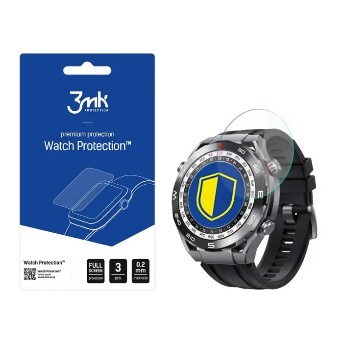 Huawei Watch Ultimate - 3mk Watch Protection™ v. FlexibleGlass Lite screen protector Foto 1