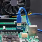 Qoltec Riser PCI-E 1x - 16x | USB 3.0 | ver. 007C | SATA / PCI-E 6pin — Photo 6