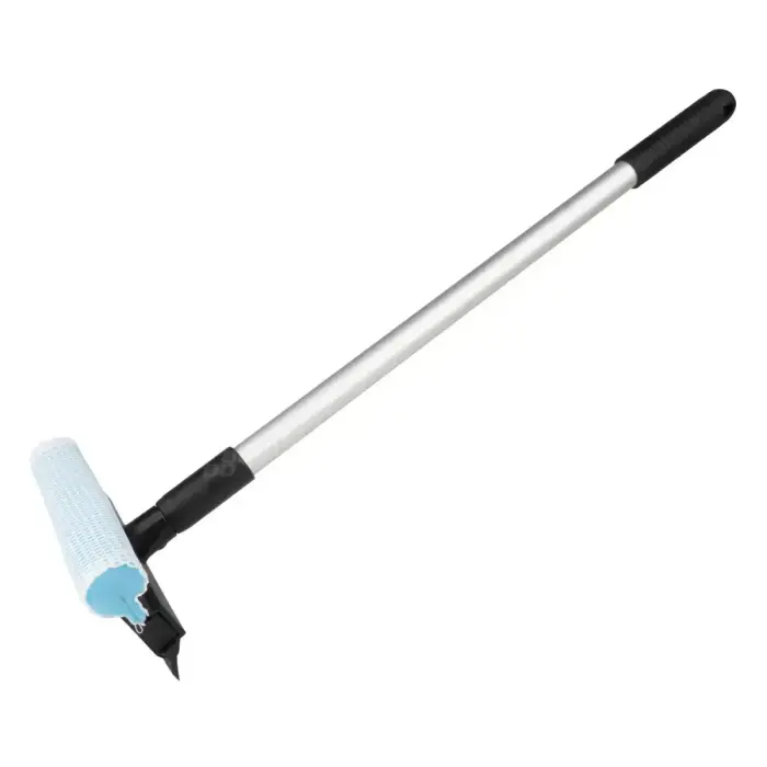 Alumīnija logu skrāpis-tīrītājs, galva 20 cm, 59/100 cm AMIO-03855
