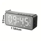 Setty desk clock + FM + Bluetooth speaker SCL-01FM-S Foto 2