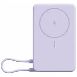 Внешний аккумулятор (powerbank) Xiaomi | 10 000 мА·ч | USB-C, Wireless, MagSafe | фиолетовый