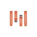 Tactical universal smartwatch strap for (24 mm) | Silicone | orange — Photo 4
