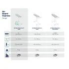 LEIFHEIT Gludināmais dēlis Air Board Express M Solid 120x38cm Foto 2