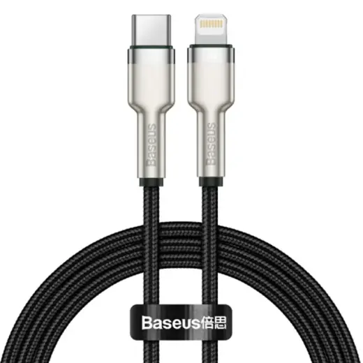 Baseus Cafule провод для передачи данных и зарядки | USB-C на Lightning | 20W | 1m | черный Фото num