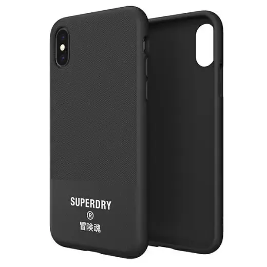 SuperDry Moulded Canvas iPhone X|Xs Case czarny|black 41544 Foto 3