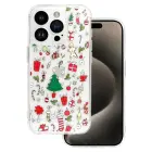 TEL PROTECT Christmas Clear maciņš telefonam iPhone 15 Pro caurspīdīgs (dizains 2) — Foto 1