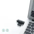 Ugreen adapter SD / micro SD card reader (USB-A / USB-C) black (CM304) Foto 10