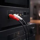 Qoltec Wireless Audio Receiver Adapter HiFi Home&Car | Bluetooth 6.0 | 2 x RCA | 1 x AUX 3.5mm | USB | Microphone Foto 7