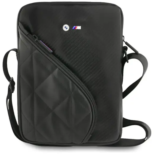 Bag BMW Carbon Pockets & Metal Logo 10" black