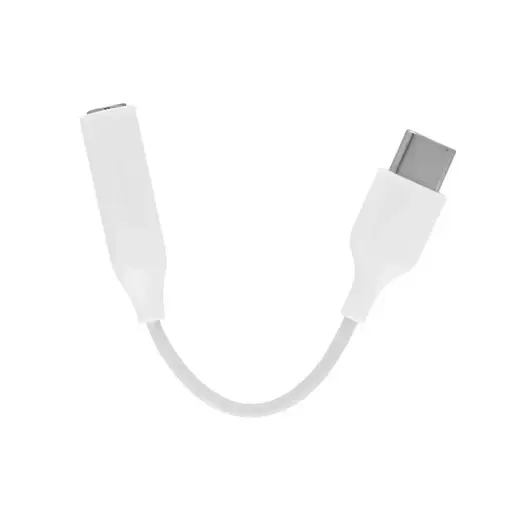 Earphones Adapter - Type C to Jack 3,5mm - White (DAC) - EE-UC10JUW compatible with new Samsungs S20, S21, S22, S23, S24, S25 series Photo
