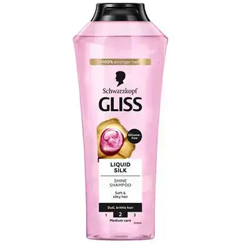 Schwarzkopf Professional Gliss Kur Liquid Silk Shine Shampoo - Regenerační šampon 400ml