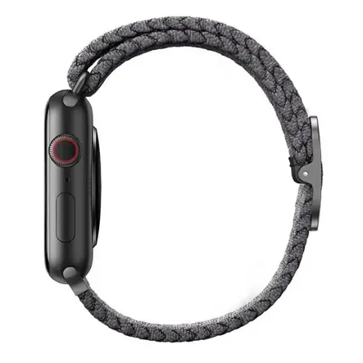 UNIQ pasek Aspen Apple Watch 40|38|41mm Series 4|5|6|7|8|SE|SE2 Braided szary|granite grey Фото num