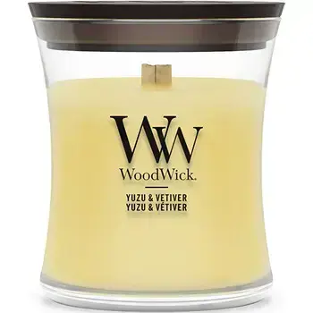 WoodWick Yuzu & Vetiver Váza ( yuzu a vetiver ) - Vonná svíčka 85.0g