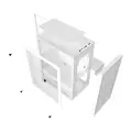 Darkflash M305 Mesh computer case without fans (White) Foto 5